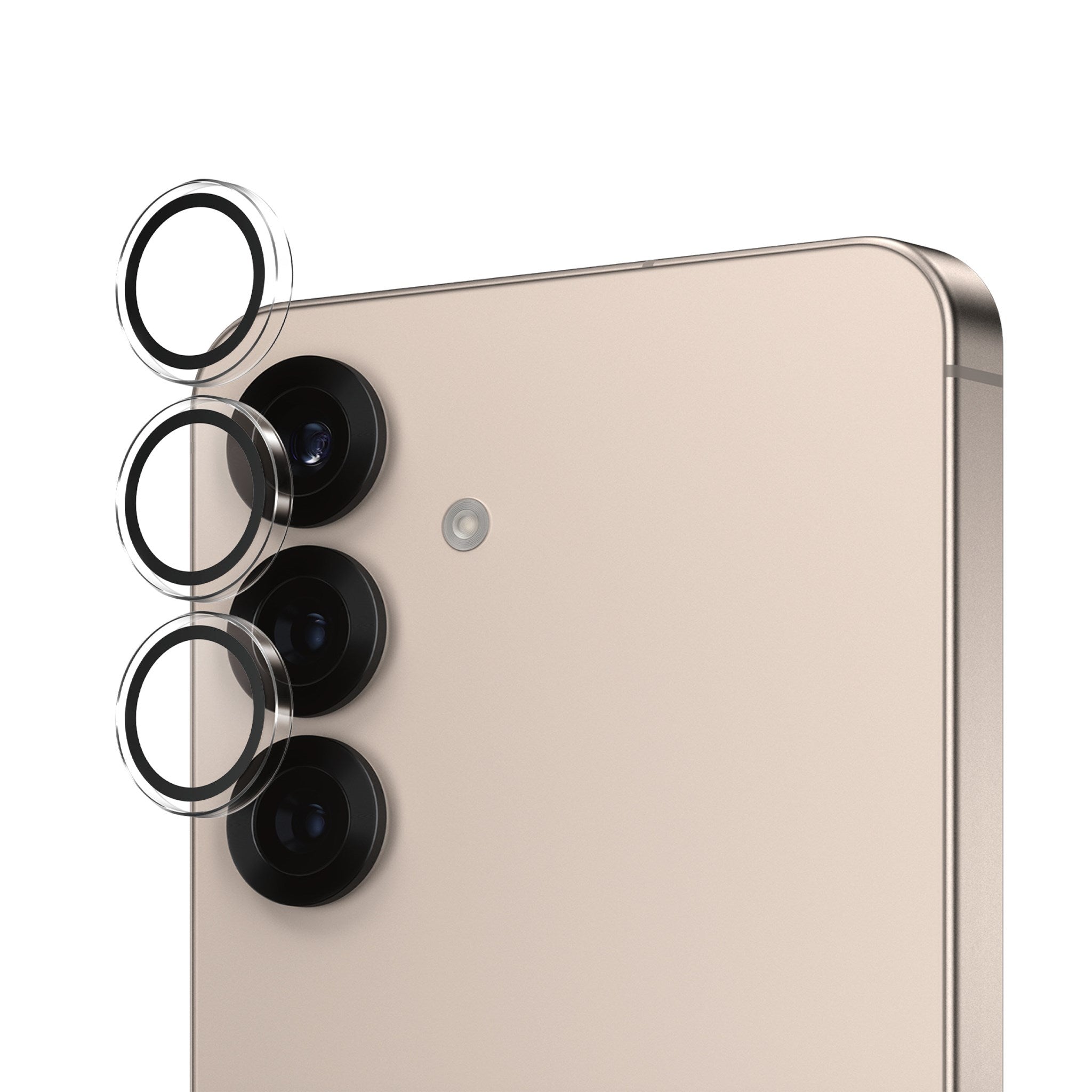 PanzerGlass® Hoops® Transparent Kameraschutz Samsung Galaxy S25